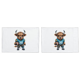 Kühe und Fußball Kissenbezug