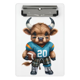 Kühe und Fußball Mini Klemmbrett