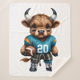 Kühe und Fußball Sherpadecke