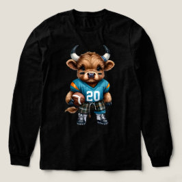 Kühe und Fußball Tri-Blend Shirt