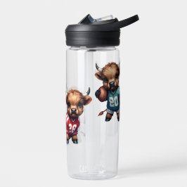 Kühe und Fußball Trinkflasche