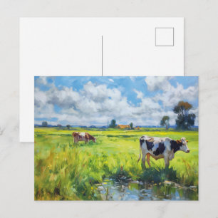 Kühe Weiden am Havel Postkarte