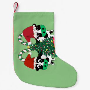 Kühe Weihnachtsfest Baum Kleiner Weihnachtsstrumpf