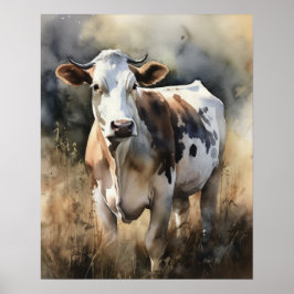 Kuhfarm Animal Art Print Poster