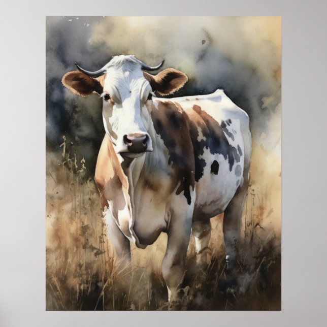Kuhfarm Animal Art Print Poster (Vorne)