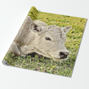 Kuhfarm Rustikale Landdecoupage Geschenkpapier