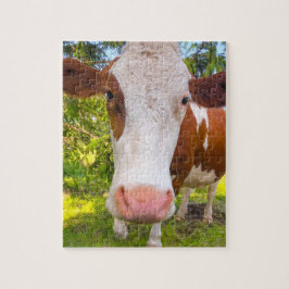 Kuhfarm tierisches Foto Puzzle