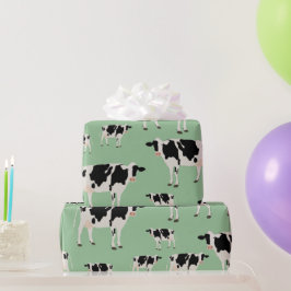 Kuhfarm Tiermuster Geschenkpapier