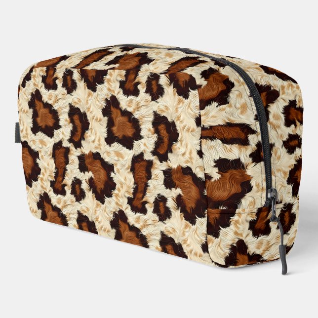 Kuhfell Waschbeutel (Rechte Ecke)
