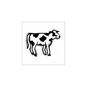 Kuhfleisch Briefmarke DIY Wedding Platzkarte rusti Gummistempel