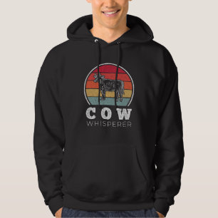 Kuhflüsterer Bauer Traktor Vieh Farm Farmi Hoodie