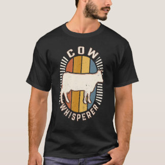 Kuhflüsterer Vintage Klassiker Retro Tierliebe T-Shirt