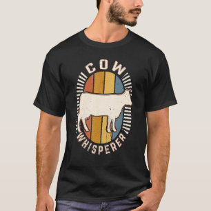 Kuhflüsterer Vintage Klassiker Retro Tierliebe T-Shirt