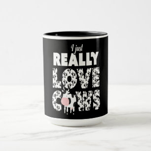 Kuhgeschenk I Just Echte Liebe Kühe Lover Geschen Tasse