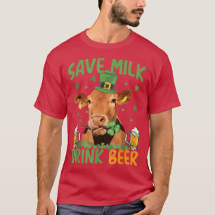 Kuhgetränke Bier Bauer St. T-Shirt
