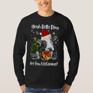 Kuhglocken Klingeln Hören Sie Farm  Landwirt Xmas T-Shirt