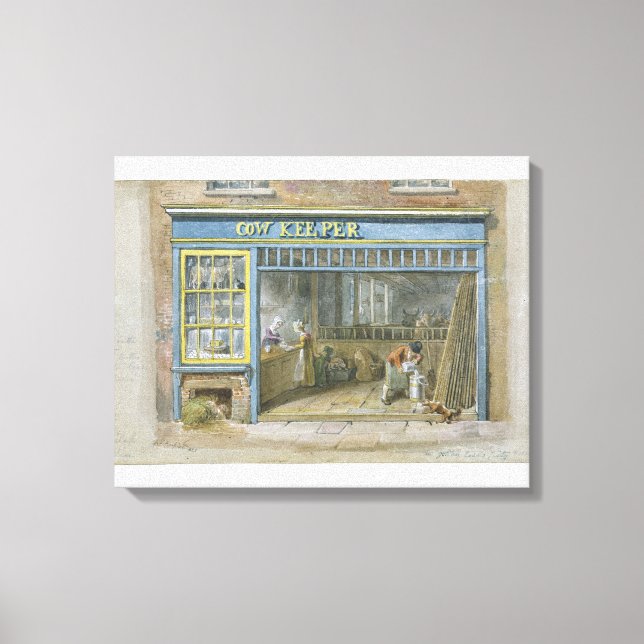 Kuhhalter, 1825 leinwanddruck (Vorderseite)