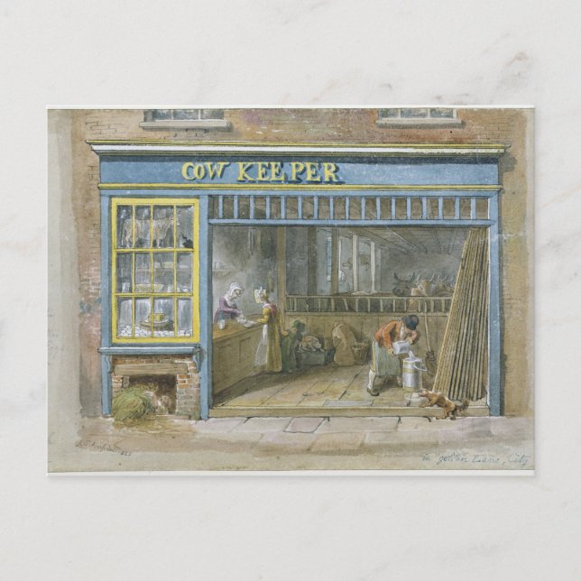 Kuhhalter, 1825 postkarte (Vorderseite)