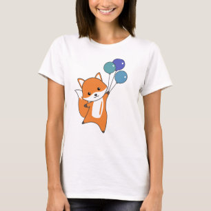 Kuhkalb Flies Balloons Niedliche Tiere T-Shirt