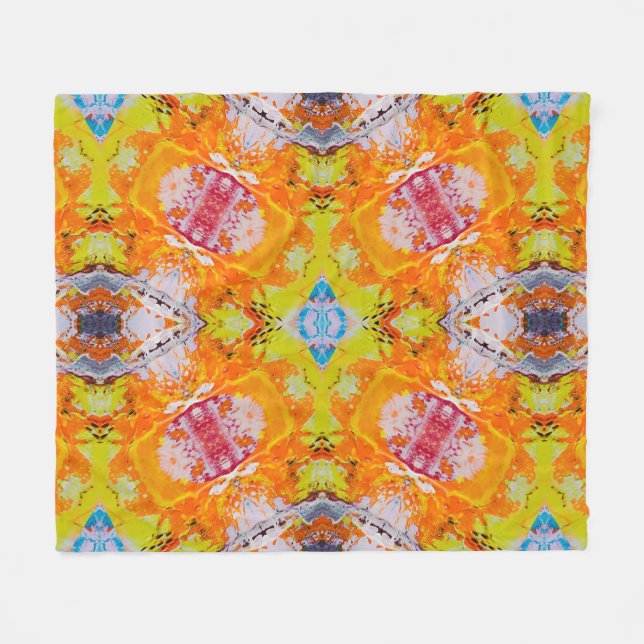 kühl Abstrakt Fleecedecke (Vorderseite (Horizontal))