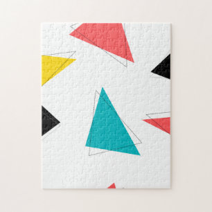 Kühl, einzigartig, trendy, urbane farbenfrohe Drei Puzzle