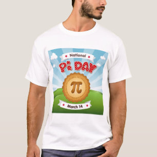 kühl, farbenfroher Pi Day T-Shirt