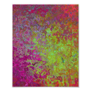 Kühl, farbig, Spritzer Paint, Grunge Abstrakt Fotodruck