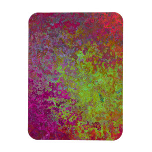 Kühl, farbig, Spritzer Paint, Grunge Abstrakt Magnet