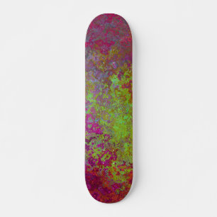 kühl, farbig, Spritzer Paint, Grunge Abstrakt Skateboard