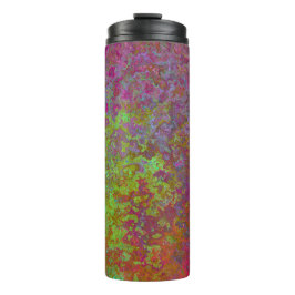 Kühl, farbig, Spritzer Paint, Grunge Abstrakt Thermosbecher