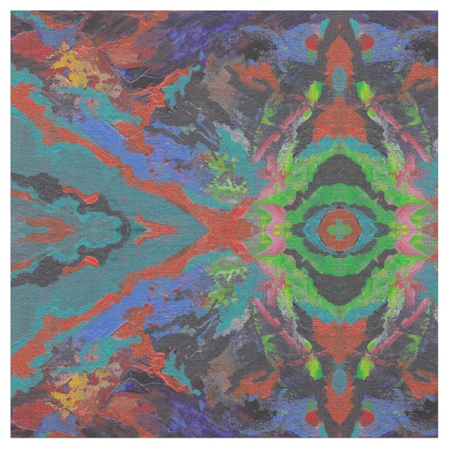 kühl Mosaik Stoff (Nahaufnahme)