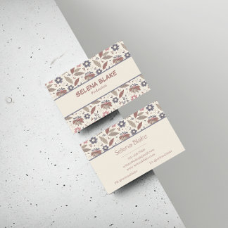 kühl und stilvoll | Moderner Chic Elegante Visitenkarte