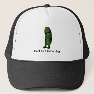 Kühl wie ein Gurke Truckerkappe