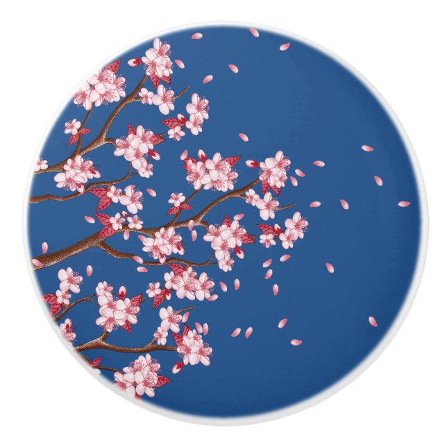 Kühlblossom Zweige für benutzerdefinierte Keramik Keramikknauf (Vorderseite)