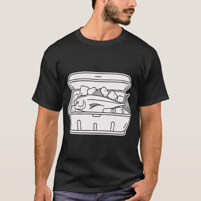 Kühlbox mit Thunfisch T-Shirt (Vorderseite)