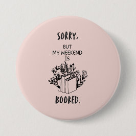 Kühlbücherwurm Button