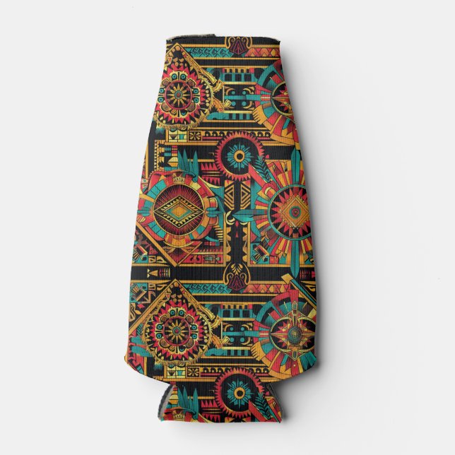 KühlCyan "Aztec Dream" Schaumflasche Cooler Flaschenkühler (Vorderseite)