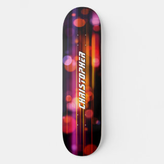 Kühle abstrakte Bewegtgrafik-Style Skateboard