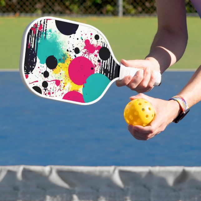 Kühle Abstraktion  Pickleball Schläger (InSitu)