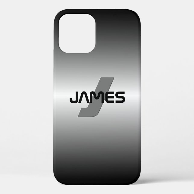 Kühle anpassbare Name & Monogramm Case-Mate iPhone Hülle (Rückseite)