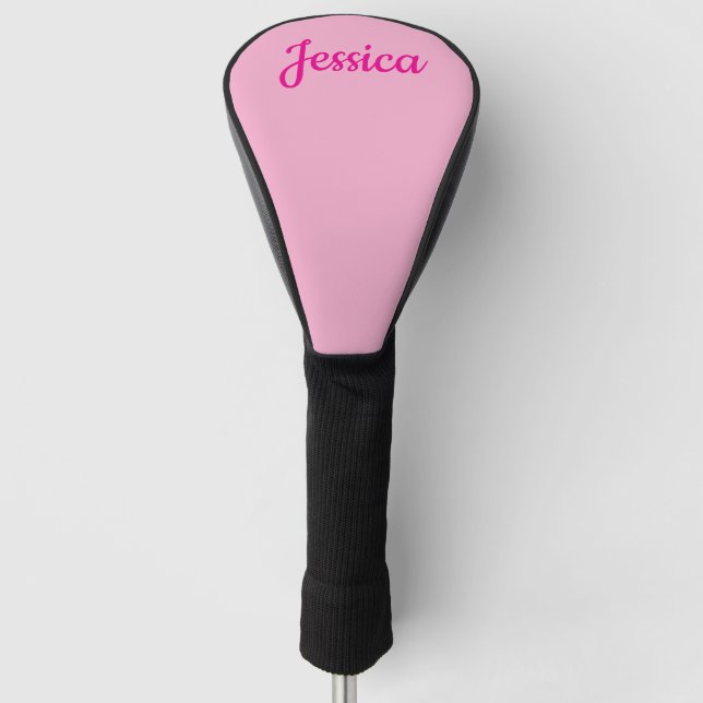 Kühle anpassbare Text Golf Headcover (Vorderseite)