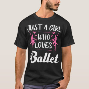 Kühle Balletttanz-Kunst für Mädchen Frauen Balleri T-Shirt