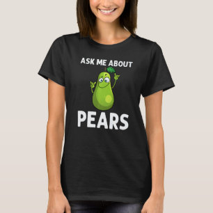 Kühle Birne Für Männer Frauen Birnen Frucht Vegane T-Shirt