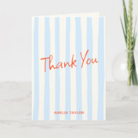 Kühle blaue bemalte Streifen Persimmon Handschrift