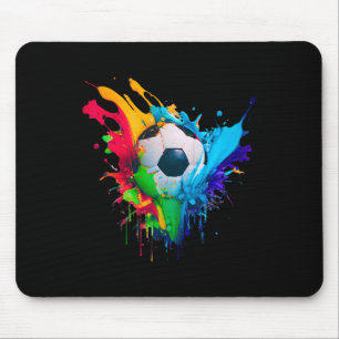 Kühle Bunte Fußball Byll Spritz Liebe Fußball Kuns Mousepad