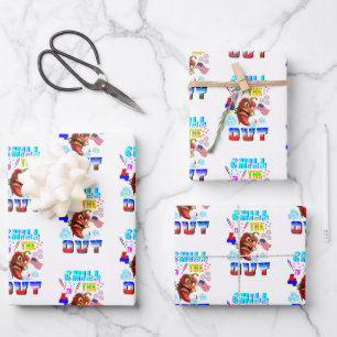 Kühle den 4. aus geschenkpapier set