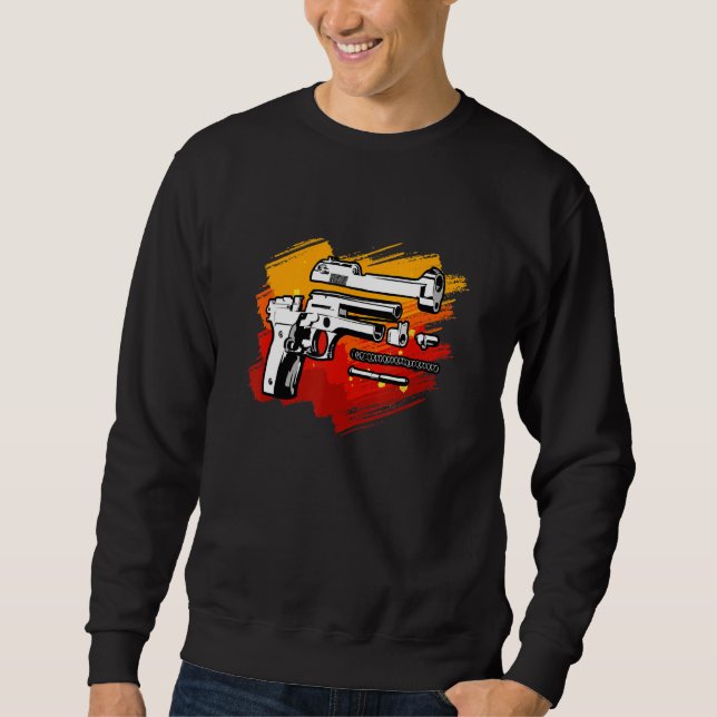Kühle Detailpistole Sweatshirt (Vorderseite)