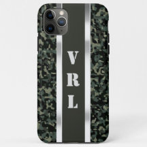 Kühle dunkelgrüne Tarnung iPhone 11 Pro Max Hülle
