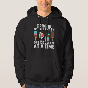 Kühle Eiscreme-Kunst für Männer Papa Gelato-Kegel Hoodie