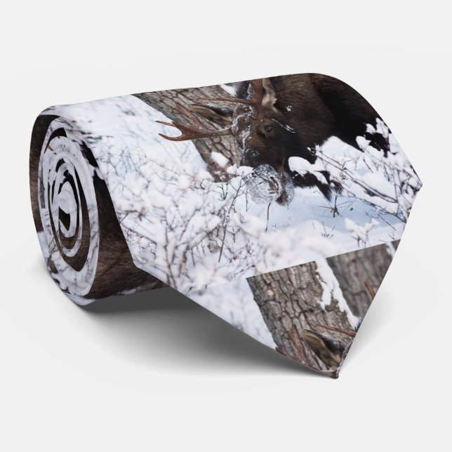 Kühle Elche Krawatte (Gerollt)